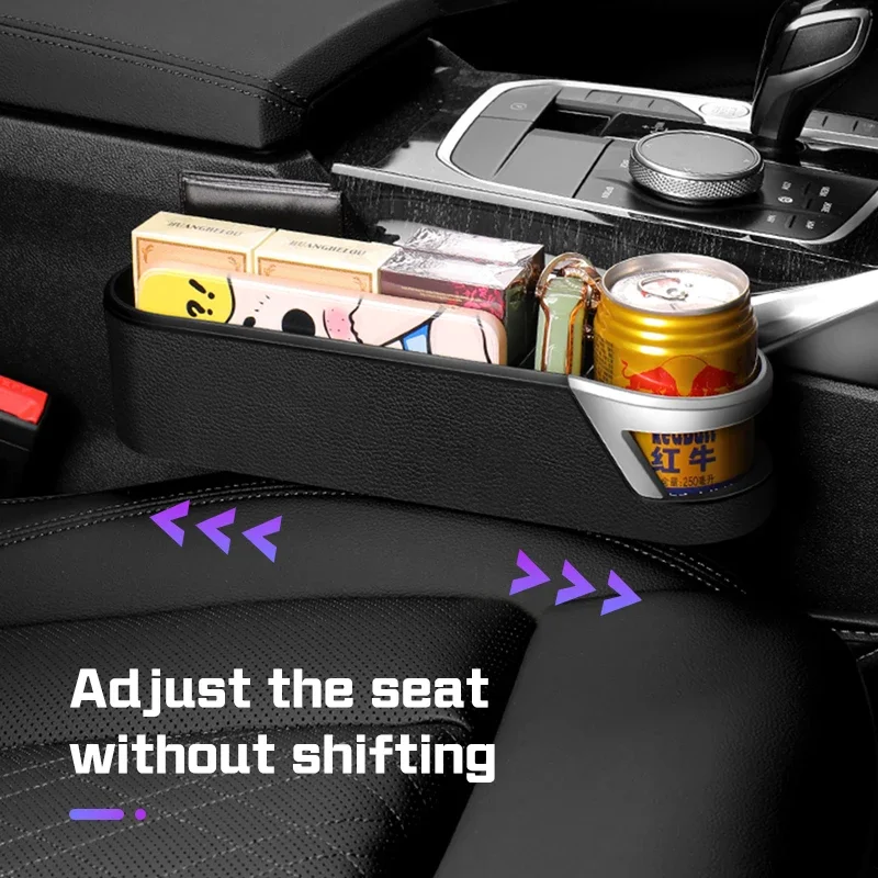 Car Seat Gap Organizer Storage Box Cup Holder For VW Volkswagen GTI GTD CC Golf 3 7 8 Polo Sharan Touran Beetle Sagitar Magotan