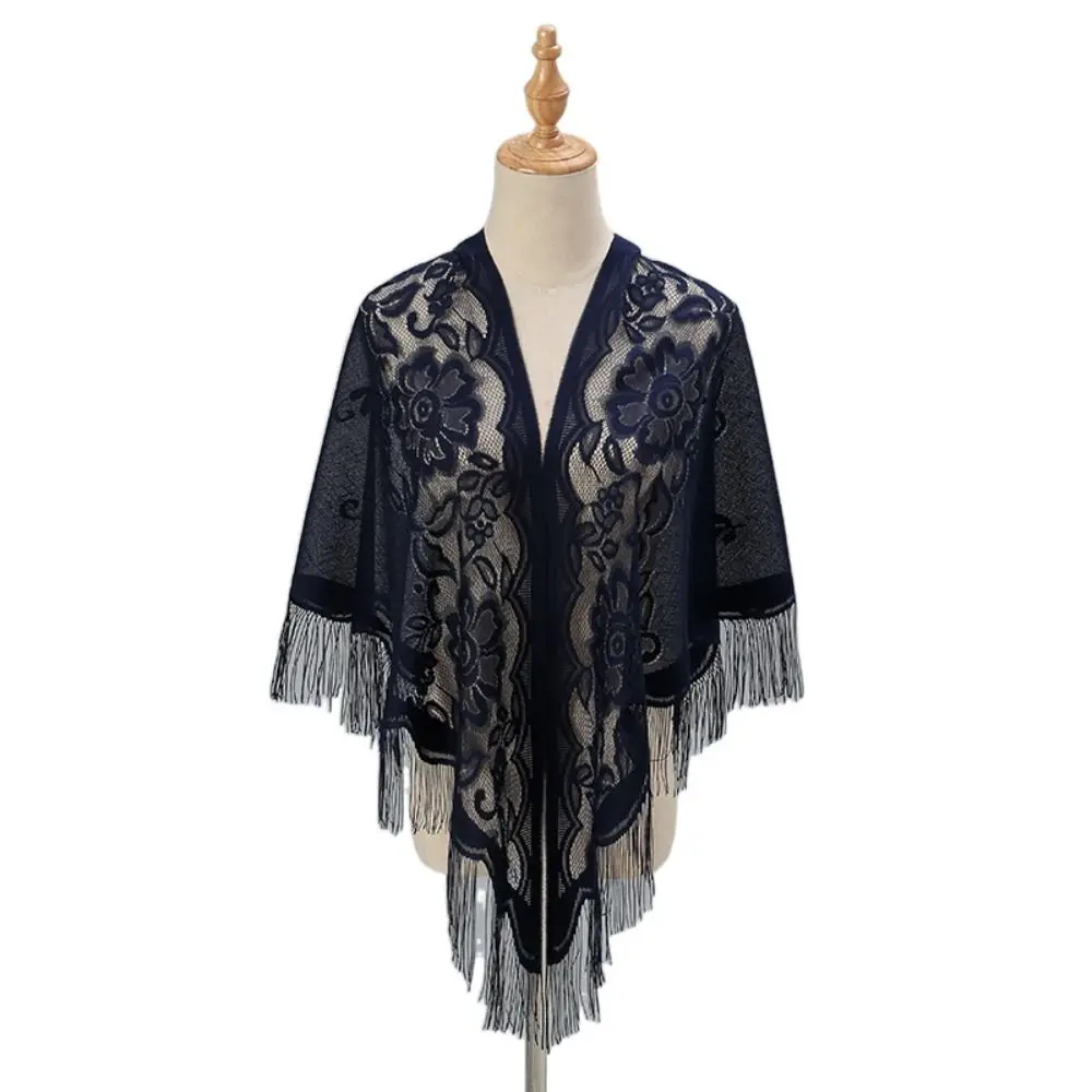 Cosplay Cloak Wrap Wedding Accessories Evening Prom Cape Women Shawl With Tassel Wedding Bridal Shawl