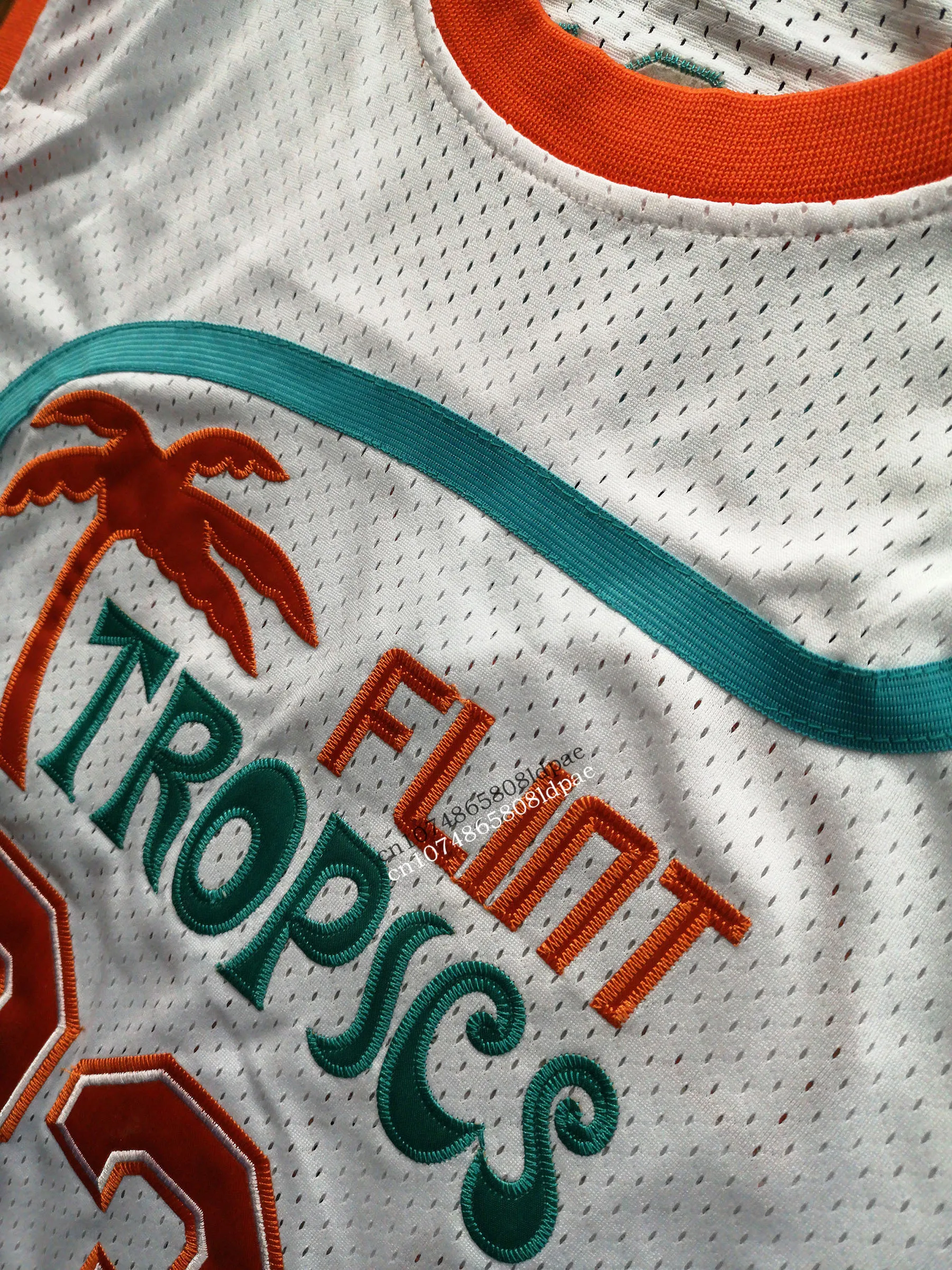 Coffee Black Jersey 7 Flint Tropics Basketball Jersey 33 Jackie Moon Sports Shirt 11 Ed Monix Mens Movie Jersey Us Size S-XXXL