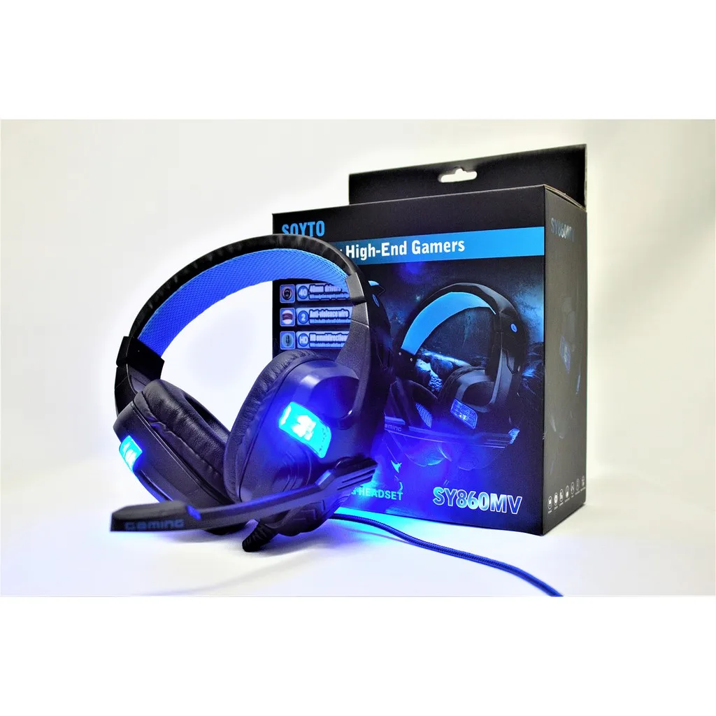 HEADSET GAMER SOYTO SY860 HEADSET HEADSET SOYTO with LED