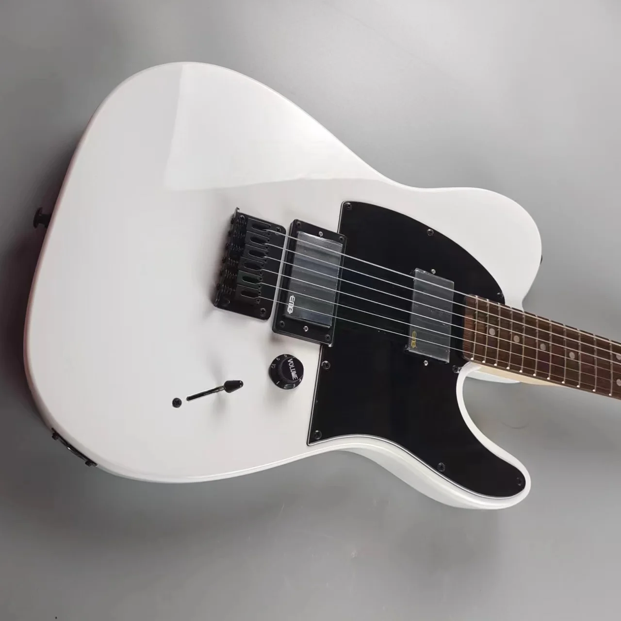 Tailai electric guitar, alder body, White bright light, EMG pickup, quick shipping included
