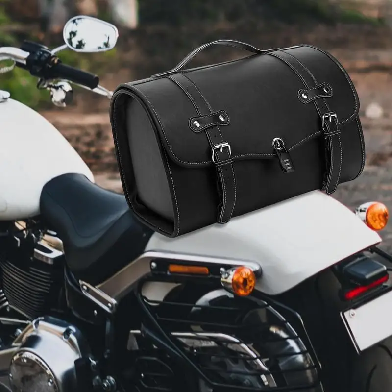 

Motorcycle Tail Bag Outdoor Sports Motorbike Tool Carry Bag 33L Helmets Storage Backpack Tail Bag Outdoor Sports Tool Carry