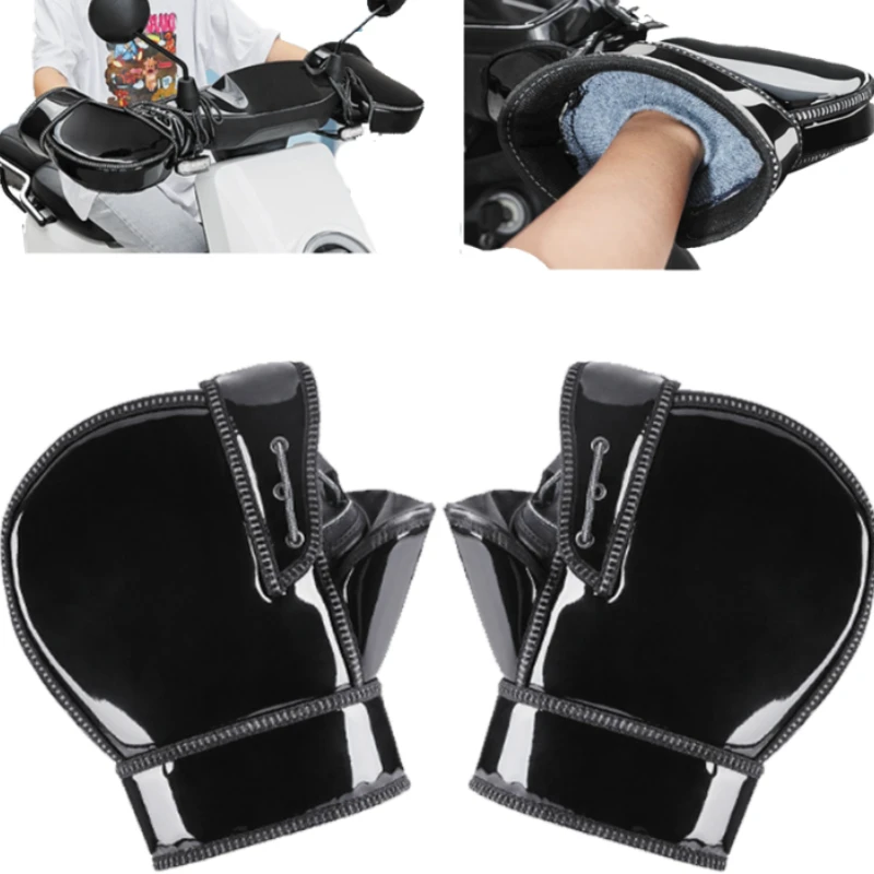 

Motorcycles Handlebar Gloves Universal Snowmobile Handle Grip Gloves Winter Rider Gloves Waterproof Windproof Warm Accessories