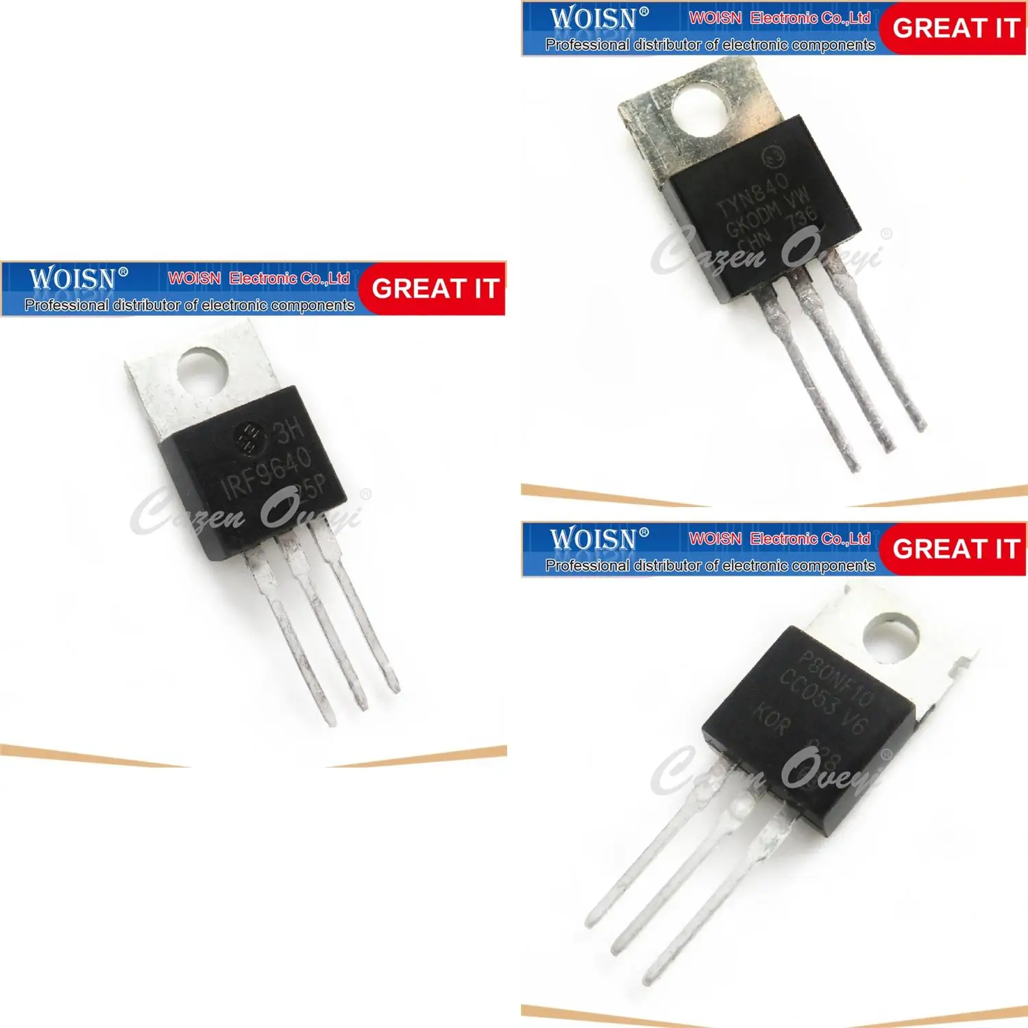 TYN840 840 STP80NF10 P80NF10 IRF9640PBF IRF9640 TO-220