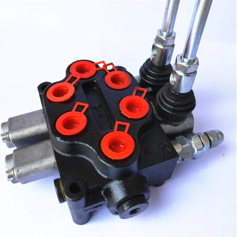 Válvula multidirecional hidráulica, válvula de reversão, cilindro mecânico, distribuidor de motor ZD-L102, controle de distribuidor de válvula multidirecional