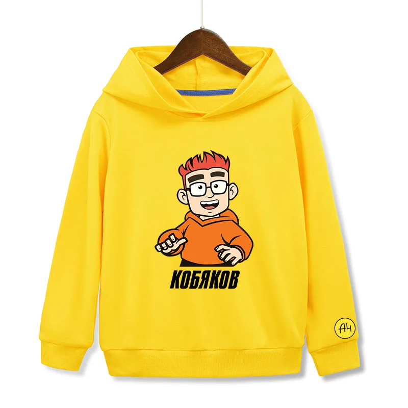 

Cartoon vlad a4 КОБЯКОВ Children Hoodies а4 мерч boys girls Thin Sweatshirts Tops Cotton Autumn Long Sleeve Baby boy clothes