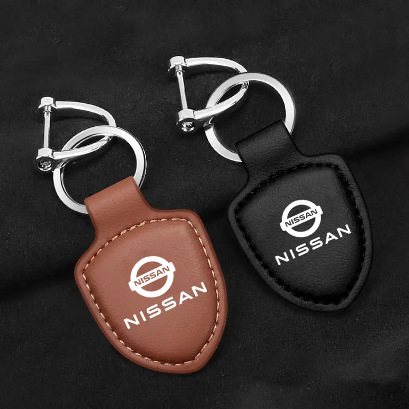 New Car Keychain Women Men Pendant Gift Accessories For Nissan sentra Serena maxima Versa Juke Micra rogue tiida x-trail nismo