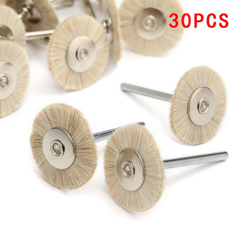 Polishing Brushes High Quality 235mm Dental Tooth Polishing Brushes 30pcs Miniature Soft Brushes for Dust Cleaning
