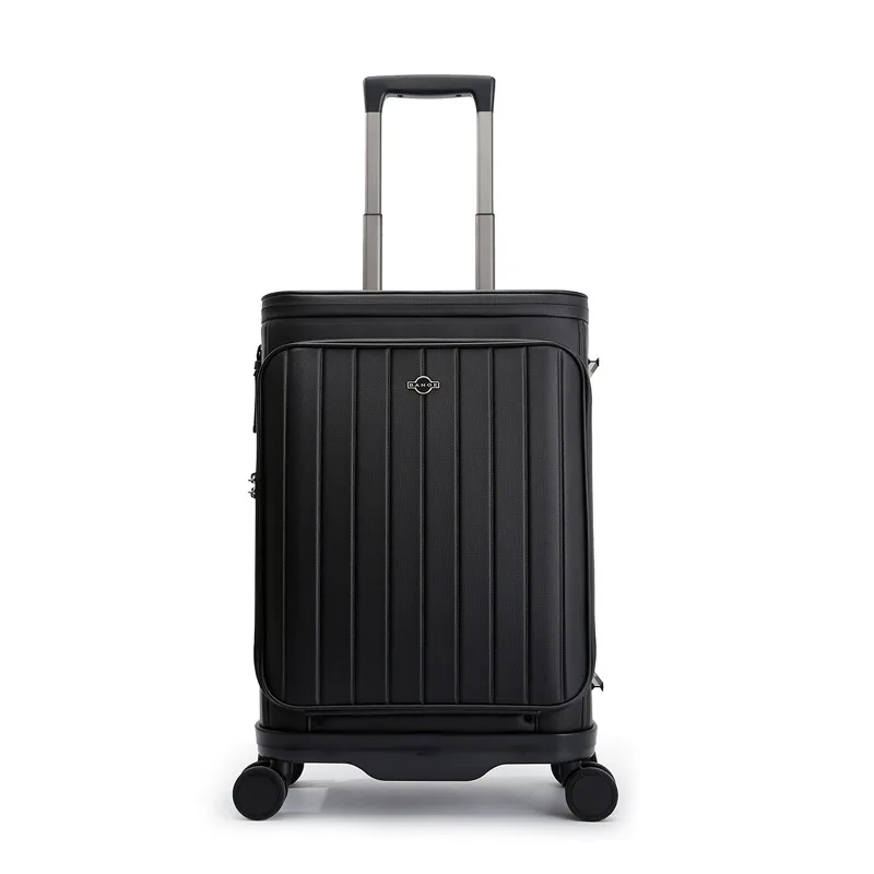 Travel Rolling Suitcase Side Storage Anti‑Theft Zipper Luggage Case TSA Lock 360° Silent Swivel Wheels Hard Shell Travel Bag