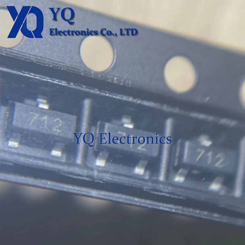 10 unids/lote nuevo original SM712-02HTG SMT SOT23 SM712 pantalla de seda 712 ESD diodo de protección electrostática