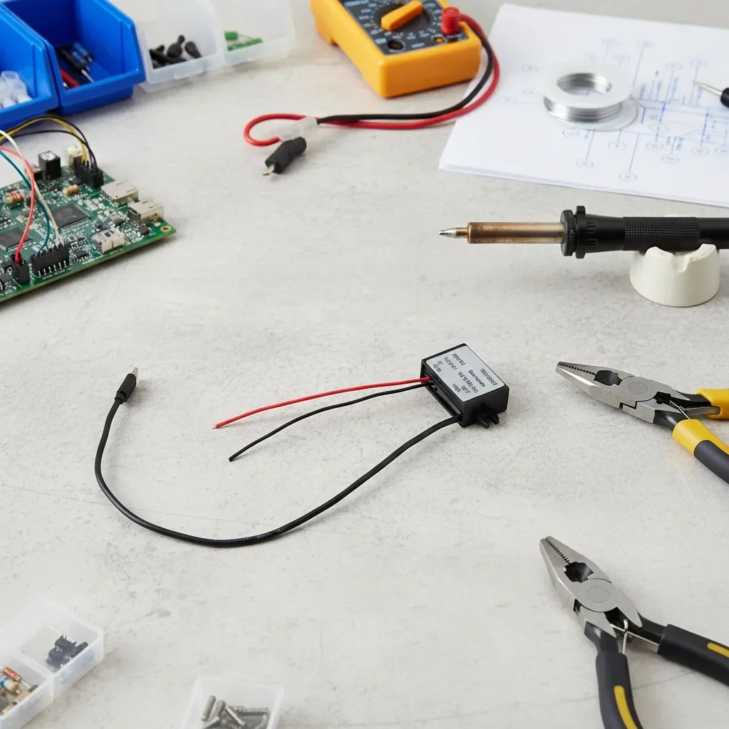12V 24V Converter 46 63 *27*14mm 5A Power Supply Reverse Polarity Protection Short Circuit Protection Waterproof IP68