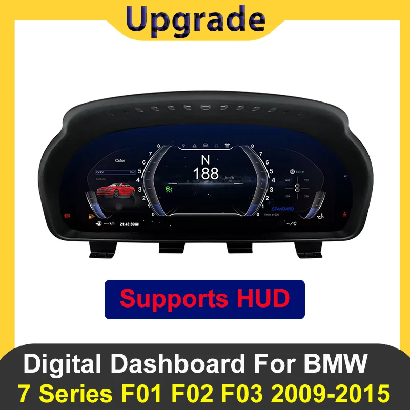 2024 Latest Original Car Digital Cluster Instrument For BMW 7 Series F01 F01 F02 2009-2015 LCD Speedmeters Dashboard Player