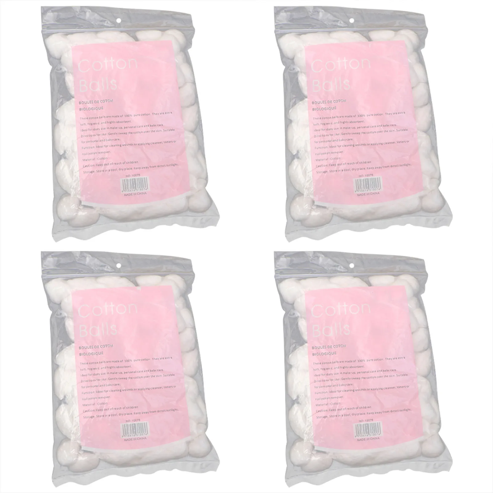 

400Pcs Absorbent Cotton Balls Non Sterile Pure Cotton for Makeup Removal Tattoo Salon Cleaning Tattoos Shop Supplies