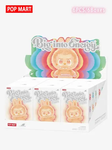 1Set/6PCS Labubu plush doll - Macaron color, 100% genuine. It's the perfect gift for children, family and friends.