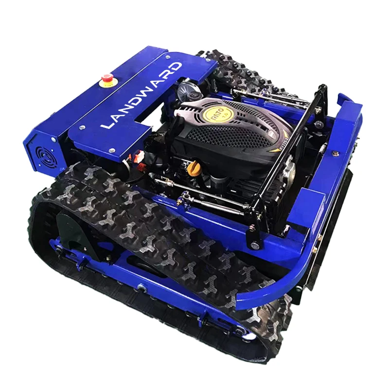 Professional Lawn Mower Crawler Mower Agriculture Electric Artificial  Robot Lawn Mower