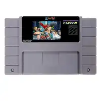 Final Fight 3 NTSC versión 16 bits 46 pines tarjeta de juego gris grande para jugadores de EE. UU.
