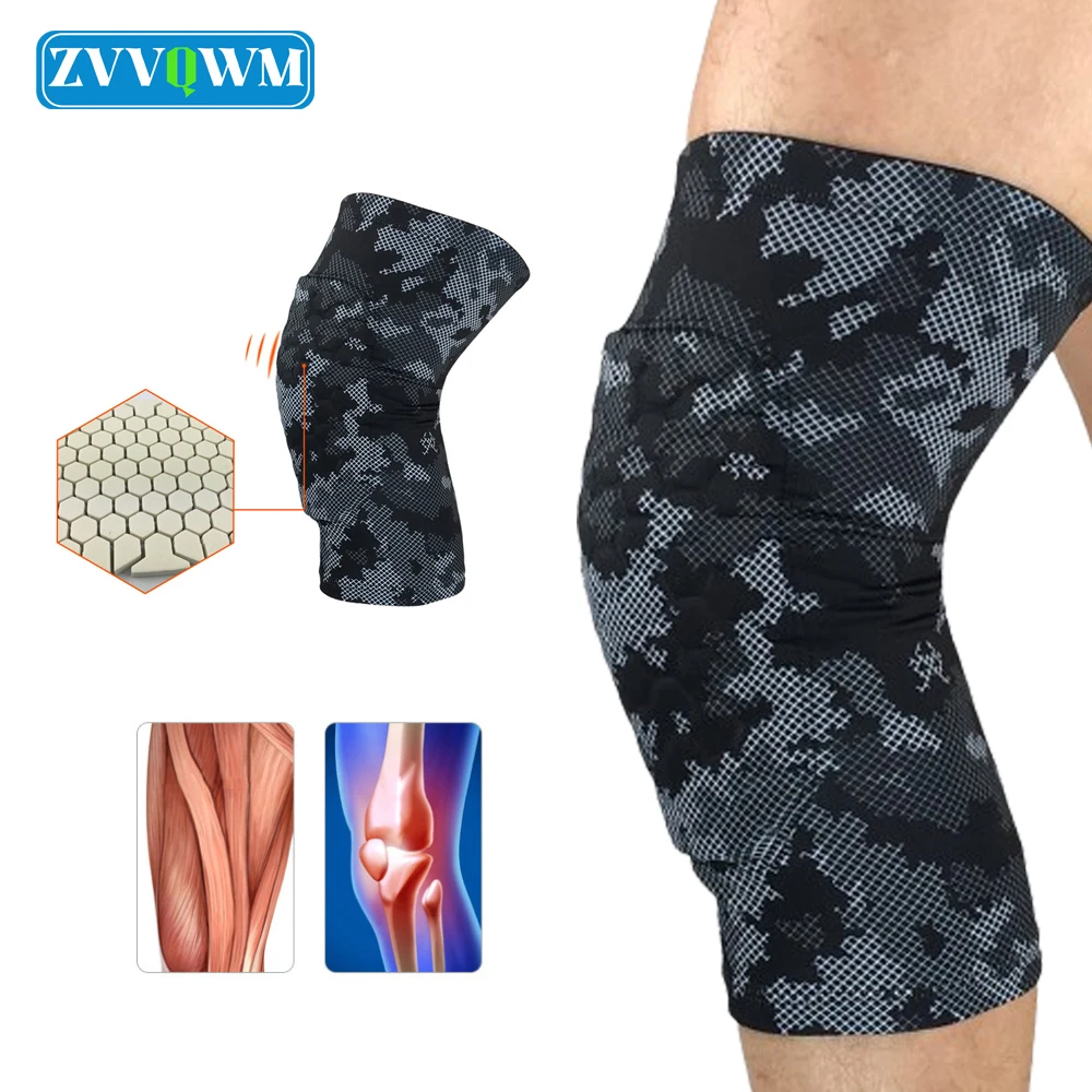 

1Pcs Compression Knee Sleeve Sports Women Men Meniscus Tear Knee Sleeve Pain Relief Running Knee Brace Pad Exercise Basketball