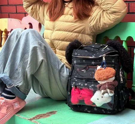 

Y2k Subculture Original Large Capacity Lolita Backpack Anime Bag Sweet Cool Girl Commute Casual Backpack Anime Itabag