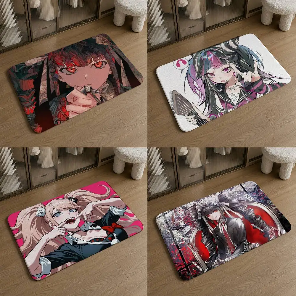 Danganronpa  Pattern Soft Washable Non-Slip Doormat for Indoor and Outdoor Home Decor