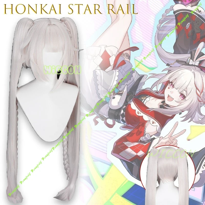 

Парик Sparkle Honkai Star Rail, термостойкий, из искусственного волокна, предзаказ, аксессуар для аниме, быстрая доставка, костюм для Хэллоуина