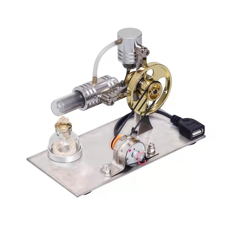 Compact Educational Model Stirling Engine Model Experiment Model Educational Toy Stirling Engine Model for Science Gift