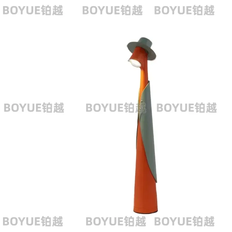 Creative Spanish Style Night Light Portable Rechargeable Desk Lamp High Foot Ambient Lighting for Living Room Dining Table