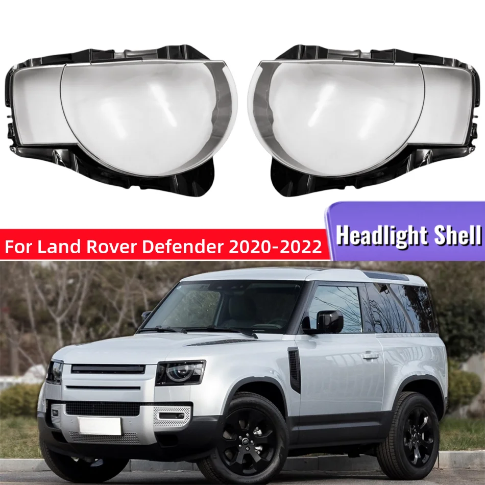 

For Land Rover Defender 2020 2021 2022 Car Interior Spare Parts Shade Headlight Headlights Lamp Lens