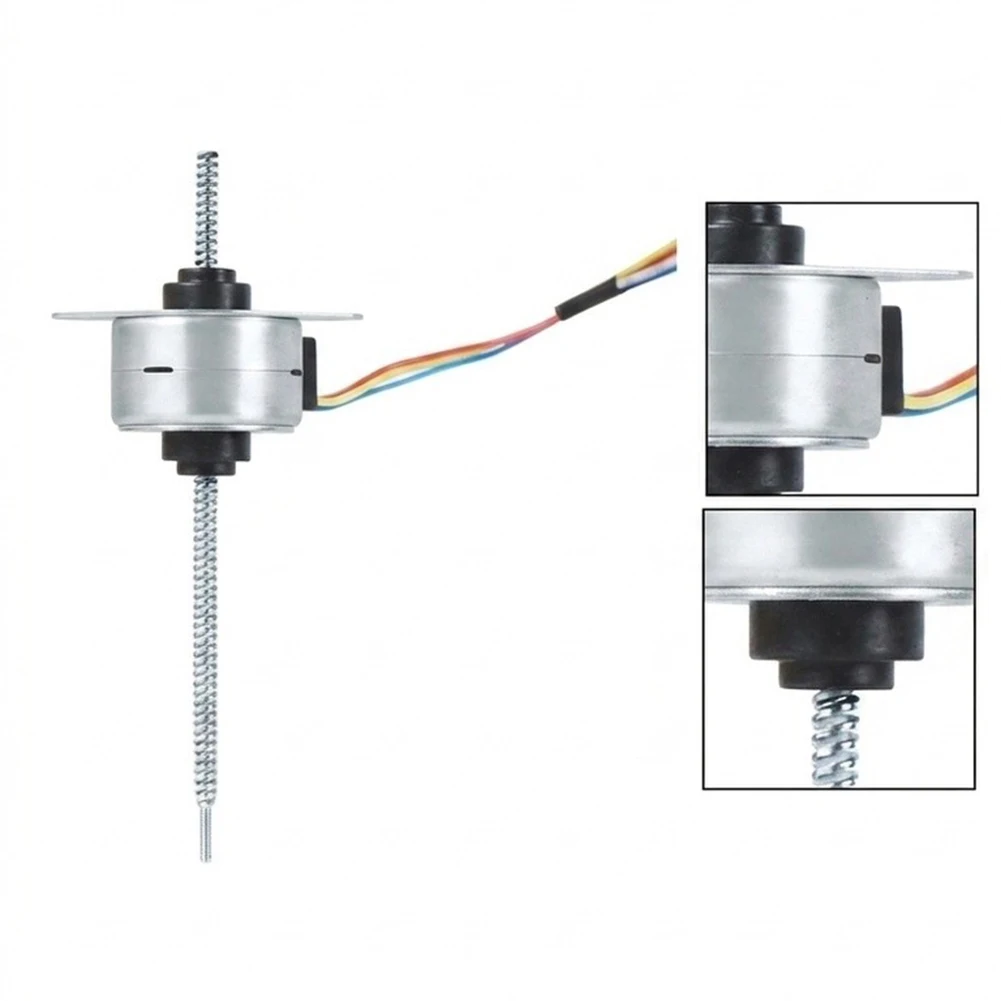 PM25 2 Phase 4 Wire Permanent Magnet Stepper Motor Silver Alloy Low Noise High For Torque For Mini CNC For 3D Printer Robotics