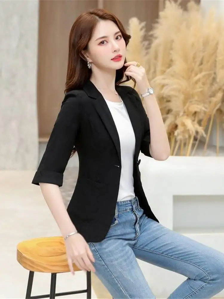 

Женская универсальная корейская официальная одежда для похудения Seven Sve Jaet Sli, весна 2023, офисная одежда