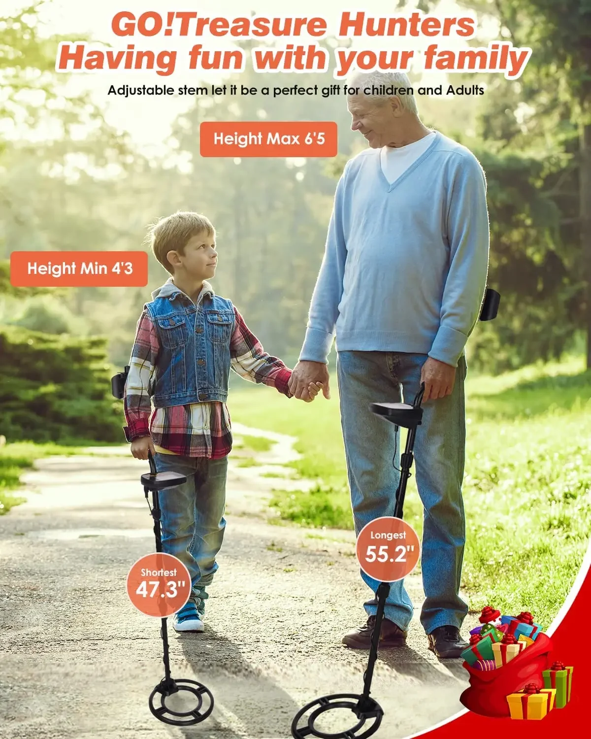 Hot Sale GC-1075  Factory Price Ground  Metal Detector Gold004