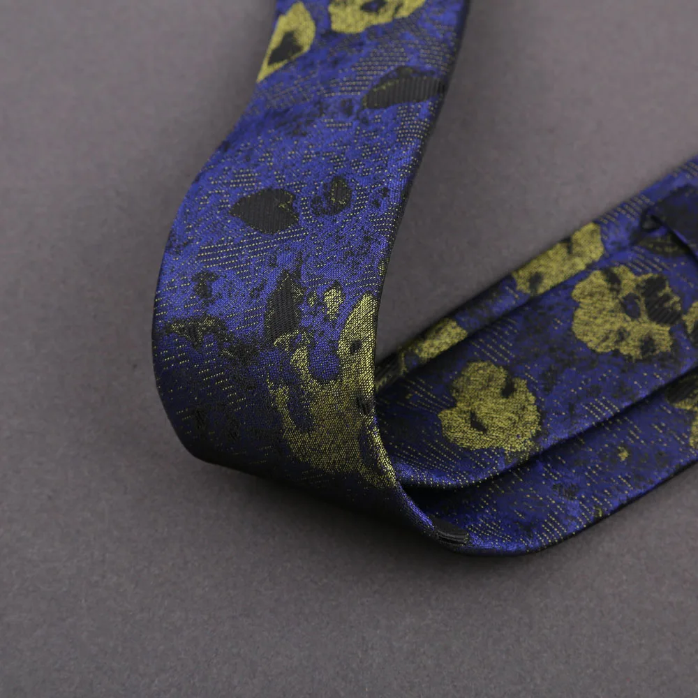 คลาสสิกโพลีเอสเตอร์เนคไทไวน์สีฟ้าสีกากีดอกไม้ Tie สําหรับงานเลี้ยงอาหารค่ําสวมใส่ทุกวันเสื้อสูทอุปกรณ์ตกแต่ง