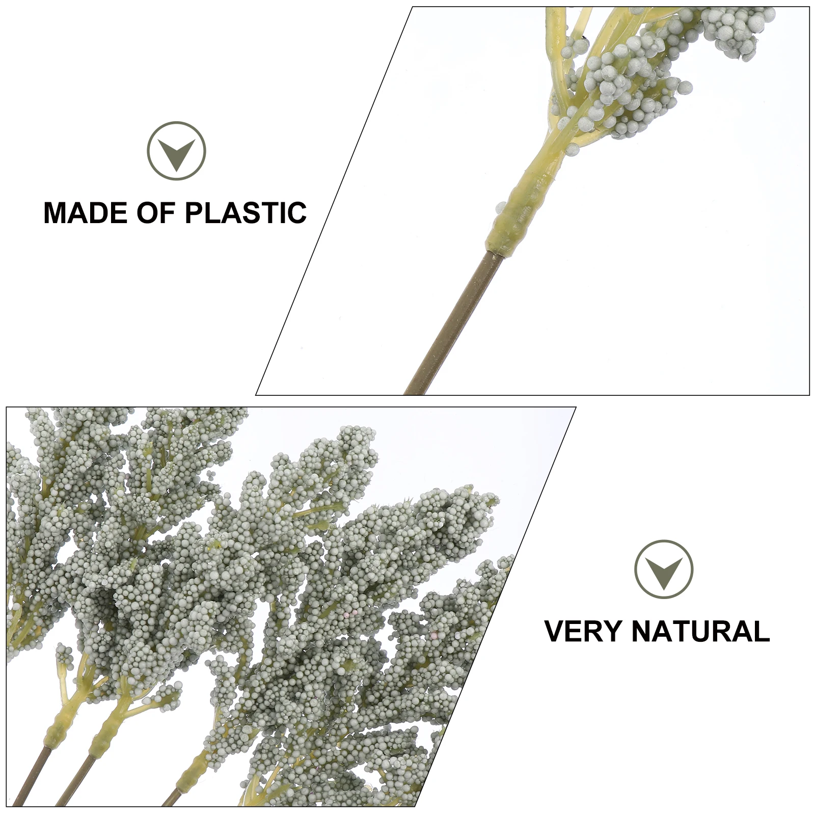 

18pcs Artificial Natural Wheat Ear For Home Wedding Decoration Artificial Millet Flowers Table Wheat Stalk Vase Plant