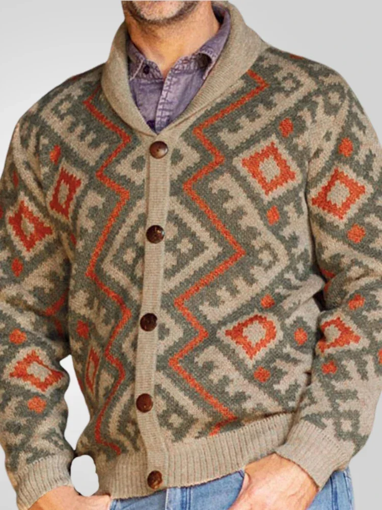 

Мужской новый кардиган, вязаные свитера, пальто с отложным воротником и длинными рукавами, однобортное вязаное пальто с принтом, открытая строчка, осень-зима