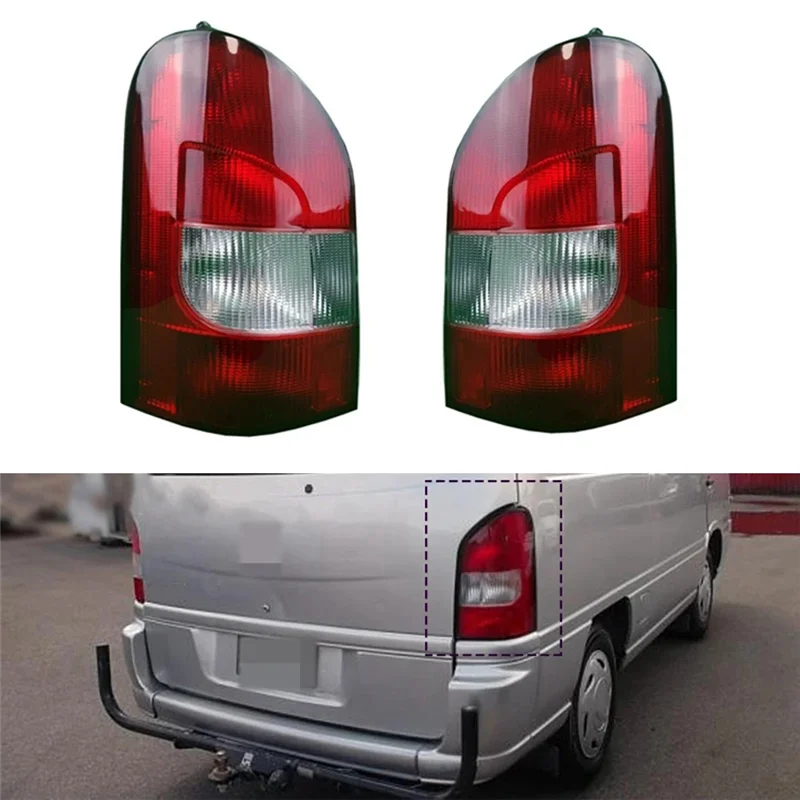 الحق سيارة الخلفية عكس الفرامل وقف مصباح المصابيح الخلفية سيارة مصباح المصابيح الخلفية لمرسيدس بنز MB VAN MB100 MB140 1999-2005 #5