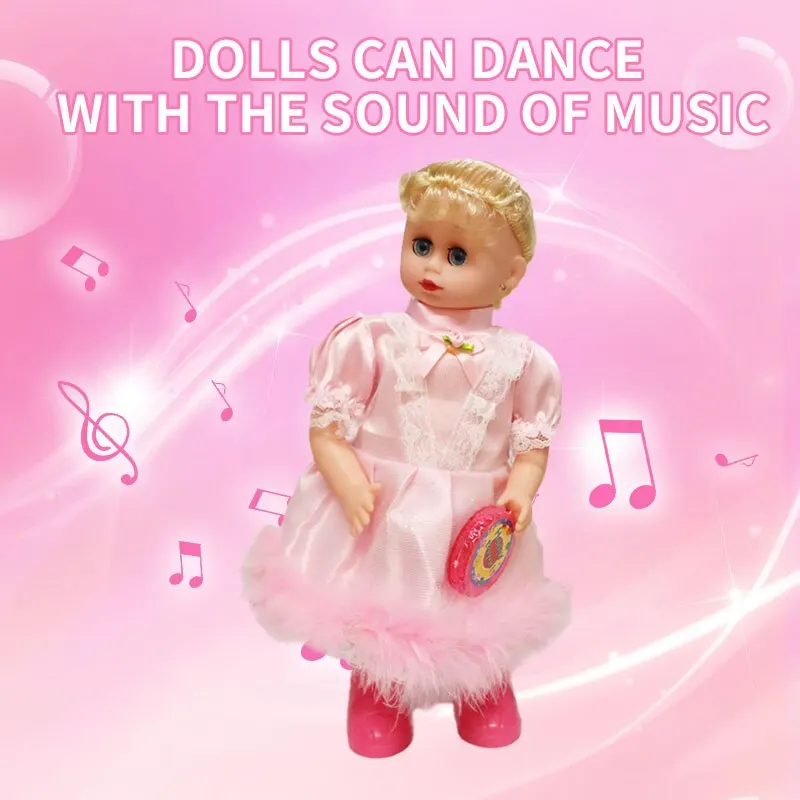 Baby Electric Plush Toy Doll Singing Play House Simulation Doll Can Blink Girl Holiday Birthday Gift