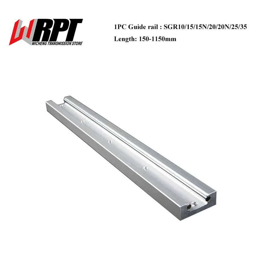 

Built-In Dual-Axis Linear Guide 1PC SGR10 SGR15 SGR15N SGR20 SGR20N SGR25 SGR35 Rail Guide Length 150mm To 1150mm Slide Track