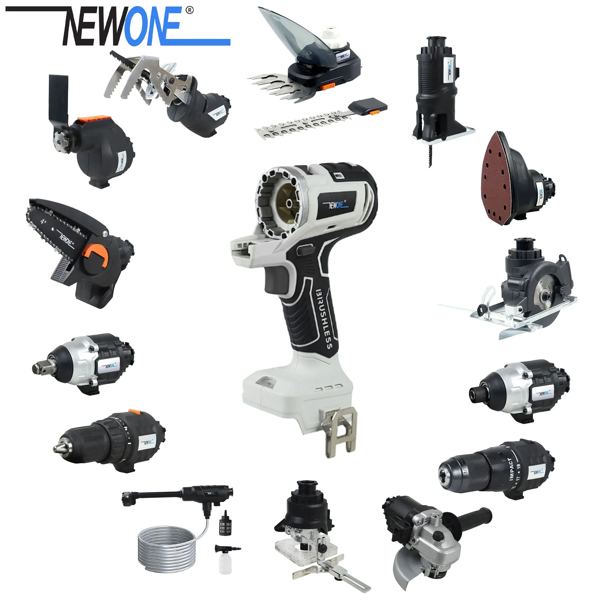 Imagem -02 - Kit Combo sem Escova Multifuncional em em 18v Pode Ser Usado para Perfuração Moagem e Corte Bateria Lxt