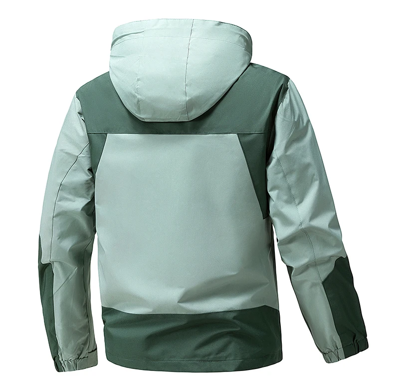 CHRLCK Unisex Wasserdichte Laufjacken Winddichte Windjacken Frühling Herbst Frauen Wandern Camping Angeln Trekking Mäntel – Detail 8
