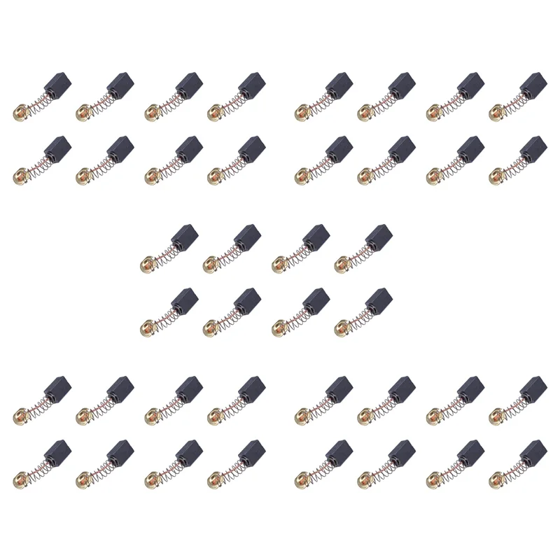 

WCS-40 Pcs 12 X 9 X 6Mm Electric Angle Grinder Carbon Brushes CB411