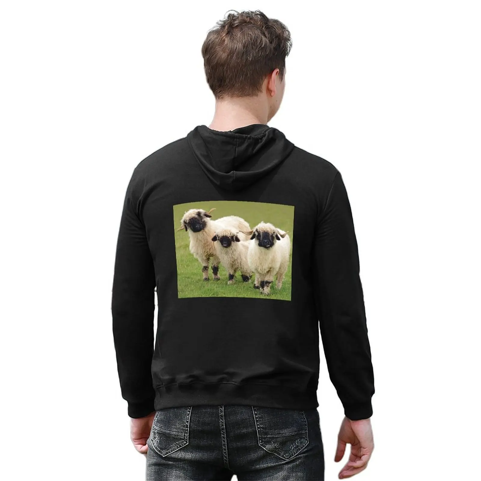 السويسري Valais Blacknose الأغنام هوديي الخريف منتجات جديدة الملابس الشتوية ملابس الخريف الكورية ملابس رجالية مصمم هوديس