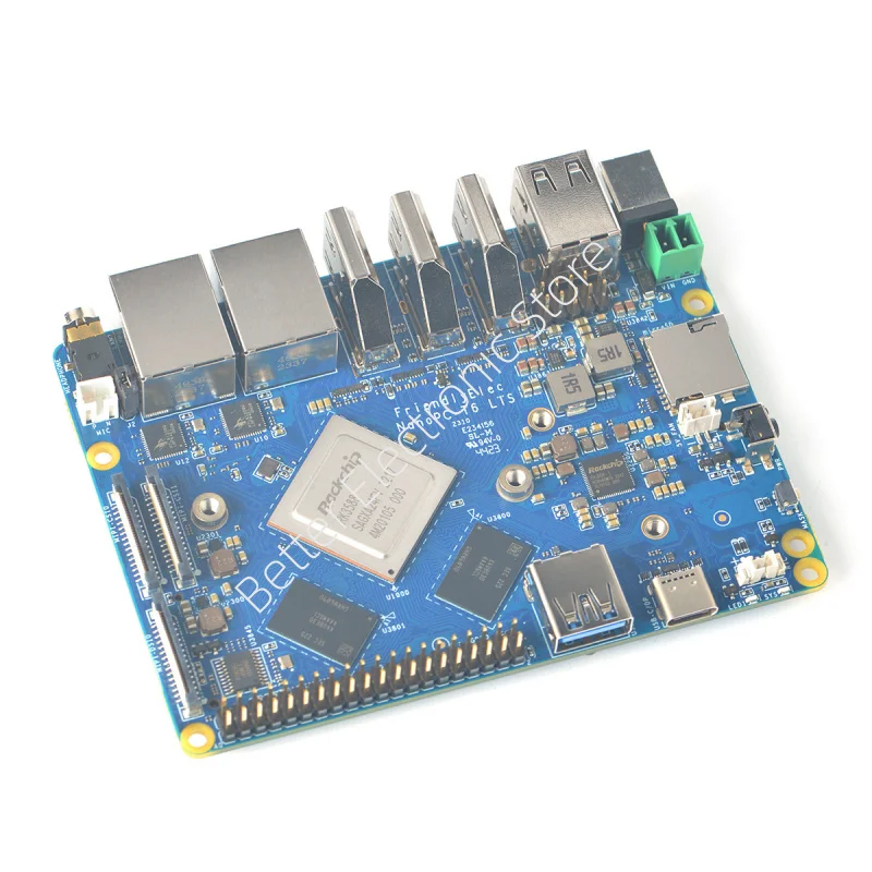 TopElec NanoPC-T6 LTS Development Board - Rockchip RK3588 with 4GB/8GB/16GB RAM & Dual 2.5G Ethernet (Android 12 4K/8K Supported