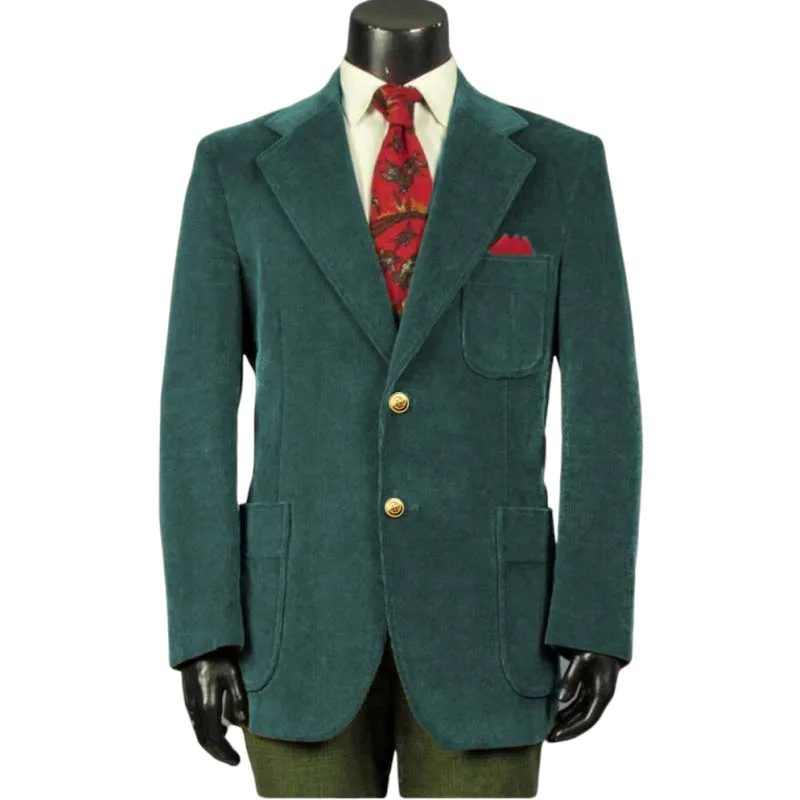 

retro corduroy men's suit jacket multi-pocket Blazers Men's autumn thicken coat Sleeve with elbow patch Classic Fashion Jacket