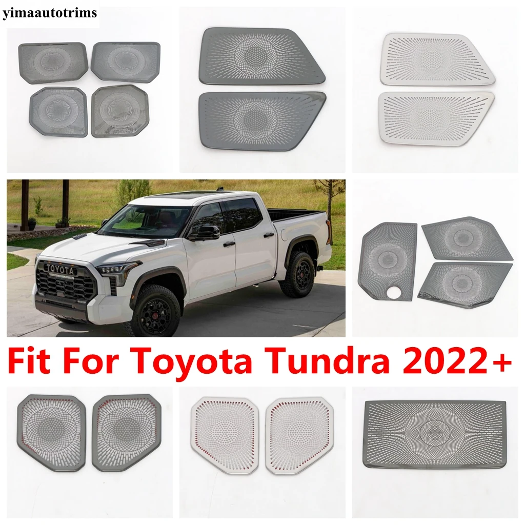 

Door Speaker Audio Frame / Dashboard Horn / Air AC Vents / Read Light Lamp Cover Trim For Toyota Tundra 2022 - 2024 Accessories