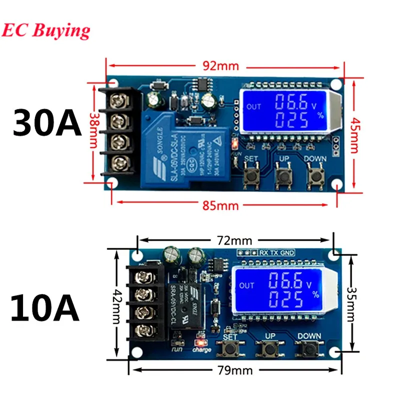XY-CD60 XY-CD60L Lead-Acid Lithium Battery Charger Control Module Automatic Charging Overcharge Protection Board Switch 6-60V