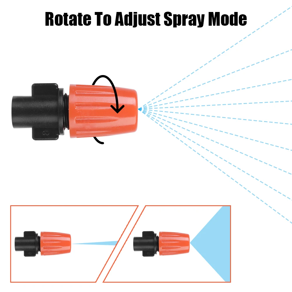 For Flower Beds Vegetable Atomizing Sprinkler Watering Sprayer 1/4