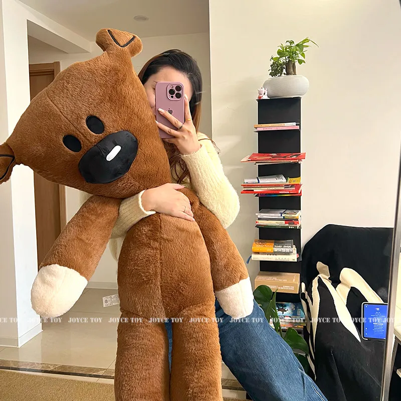 Big Size Soft Bear Plush Toy Classic Brown Teddy Stuffed Bear Doll Lovely Animal Plushies Cuddly Pillow Sofa Bed Home Decor