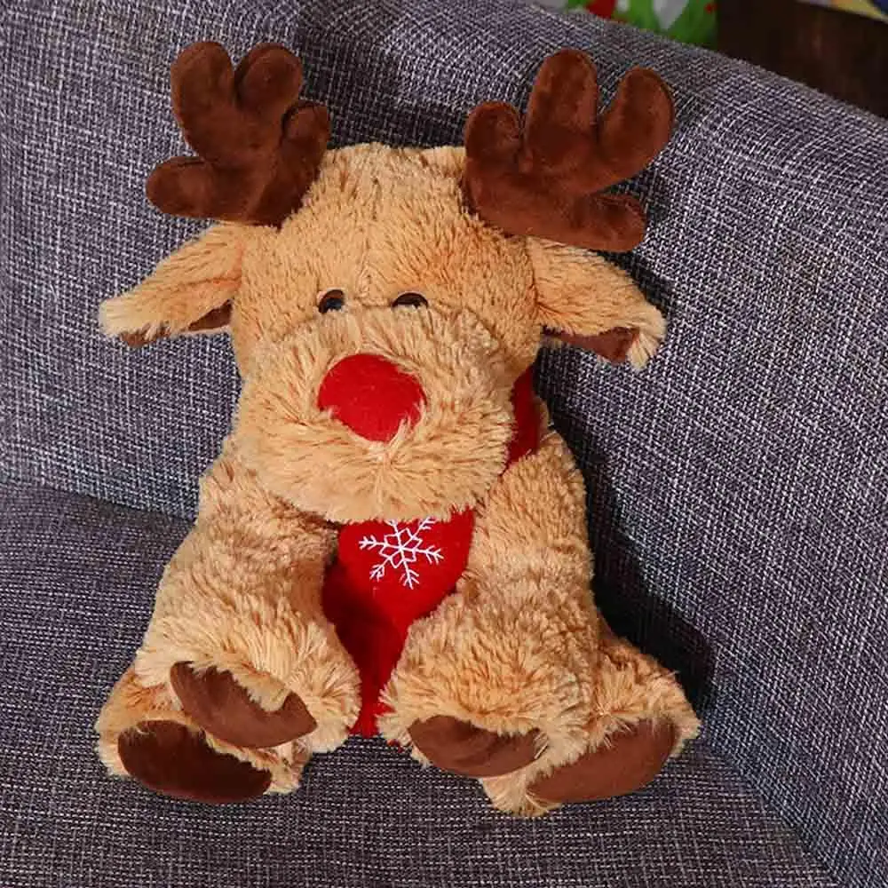 

30cm Soft Doll Dolls Accessories Elk Reindeer Cartoon Stuffed Elk Toys Christmas Gifts Doll