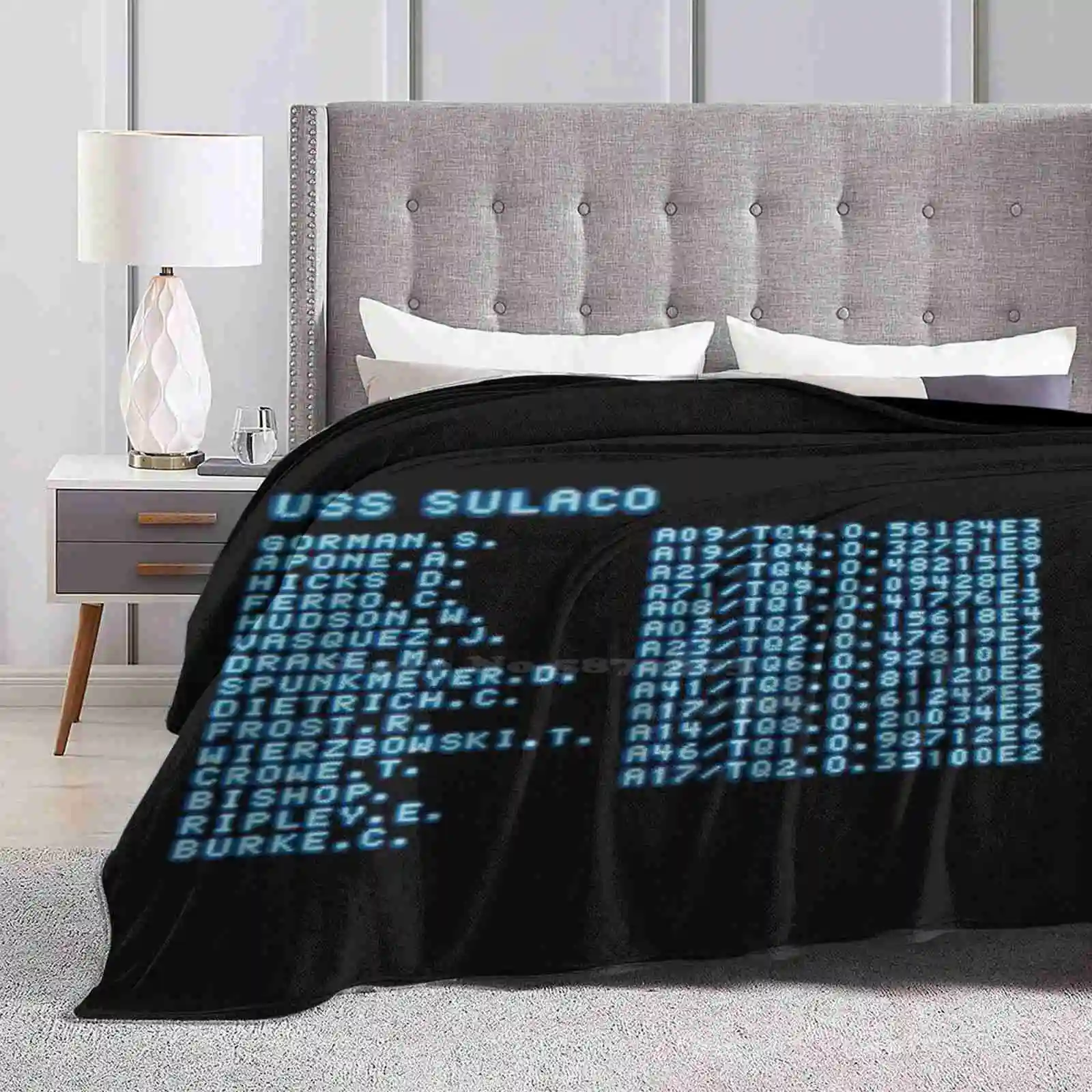 Roll Call New Selling Custom Print Flannel Soft Blanket Xenomorph Hicks Apone Aliens Movie Alien Movie Science Fiction Sic Fi