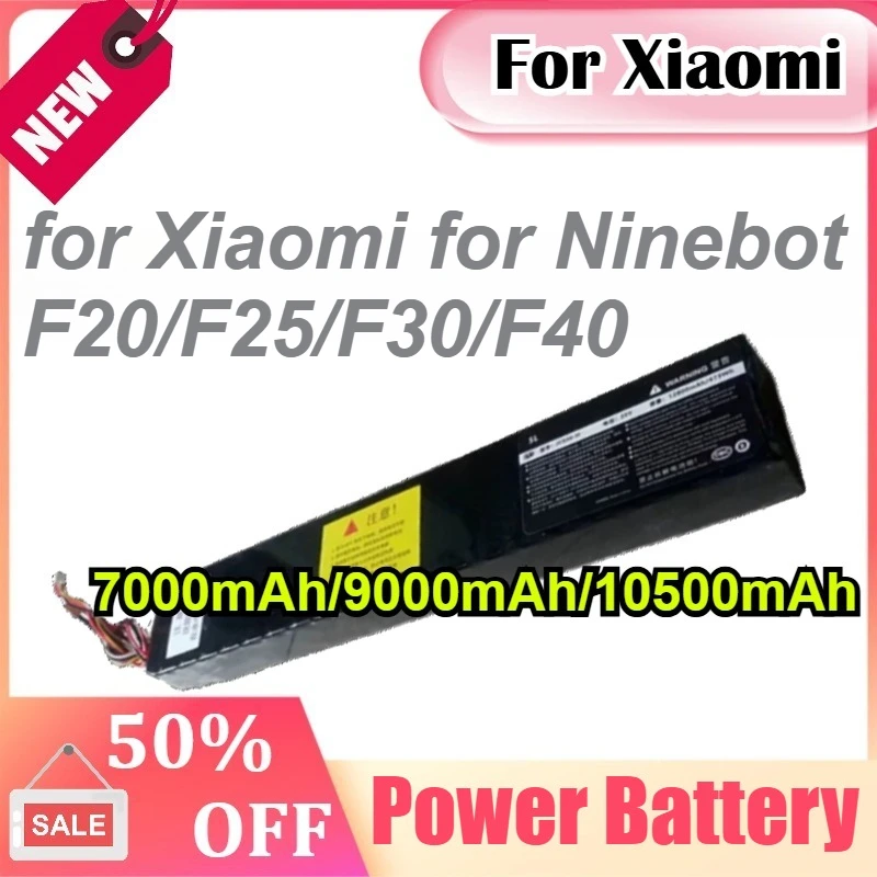 

36V 7000mAh/9000mAh/10500mAh for Xiaomi for Ninebot F20/F25/F30/F40 Electric Scooter Rechargeable Replacement Power Battery