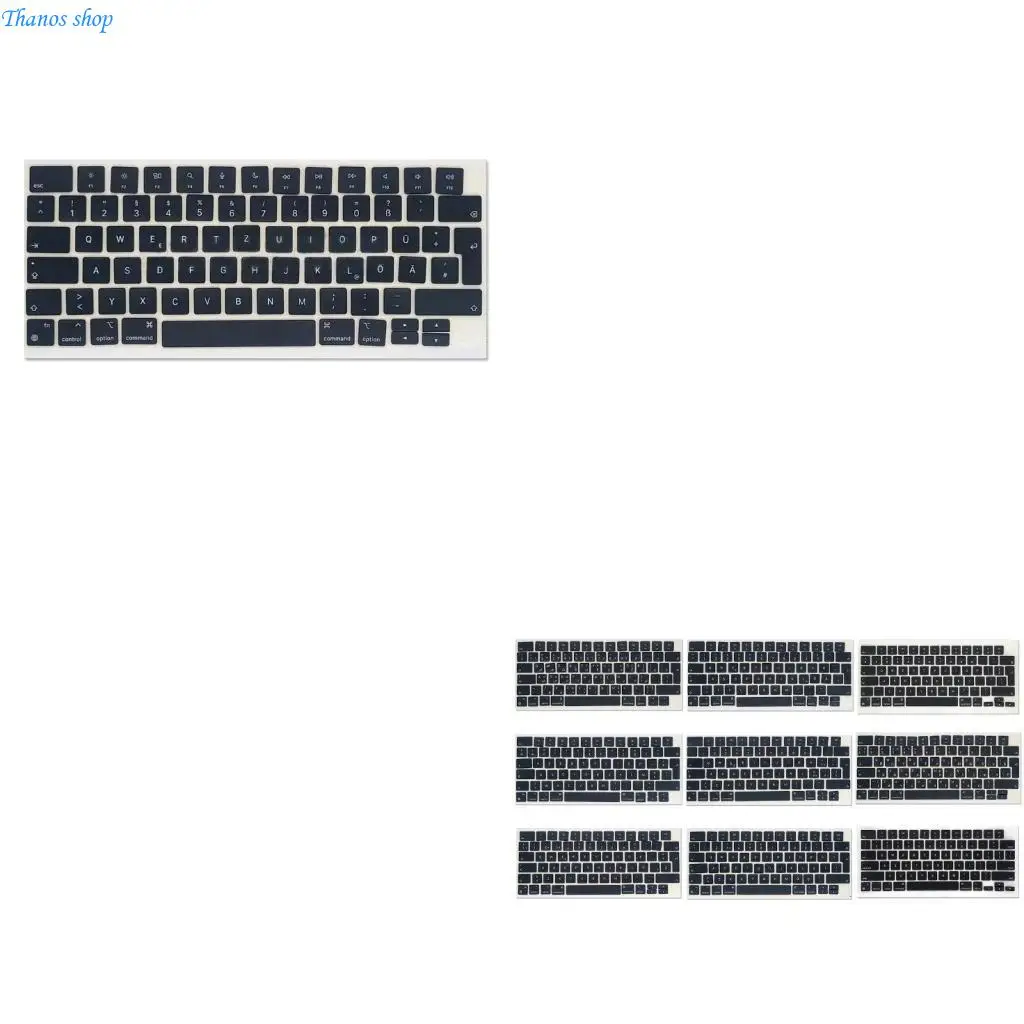 US/European/Arabic/French/German Keycap with Scissor Clip Hinges Replacement for A2681 Laptop Accessories X37A